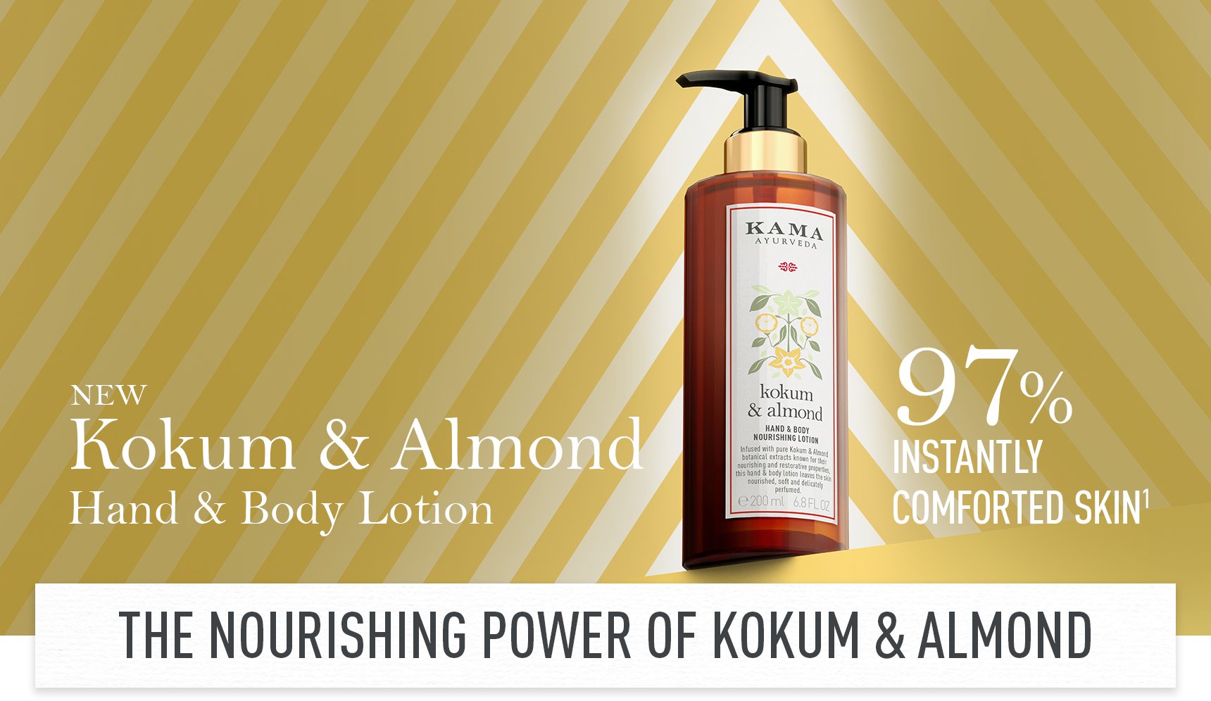 Buy Kokum Almond Hand & Body Lotion | Kama Ayurveda