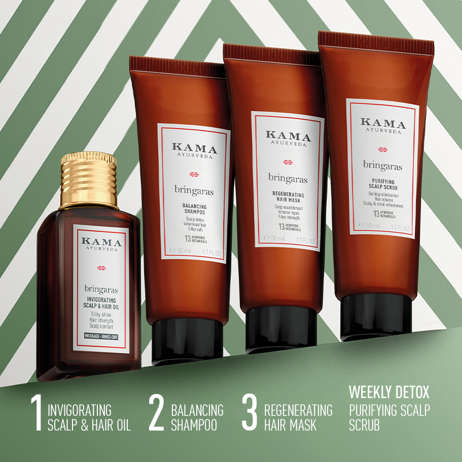 【新品未使用品】KAMA AYURVEDA スキンケア ギフトセット(5点) Bringaras Discovery Set